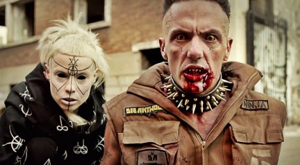 South African husband/wife outfit, Die Antwoord - the type of "Indie" band that Mr Carnegie is taking aim at
