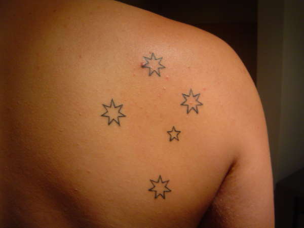 The issue at hand: William McClymont's new Southern Cross tattoo
