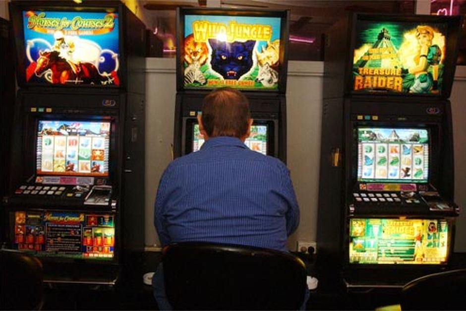 Ted*, a divorced father of four, finds comfort and escape in the oriental-themed pokie machines at his local bowls club
