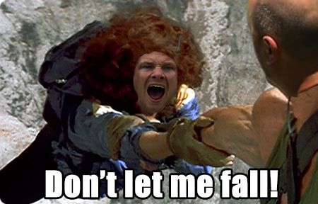 A crudely-made meme that shows Shane Watson pleading with Alex Kountouris not to let him fall. SOURCE: 4chan