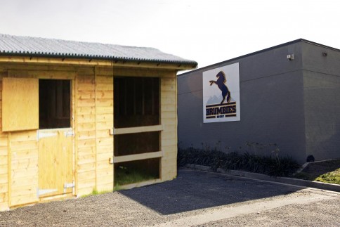 The new high horse stable at Brumbies HQ