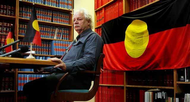 Tasmanian Indigenous leader, Michael Mansell. While he disagrees with a lot Senator Lambie says, they both agree with the Tasmanian Republican Movement