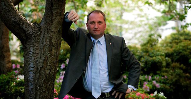 Nationals deputy leader and minister for agriculture Barnaby Joyce has finally come good.  PHOTO: B.Katter/Northern Miner