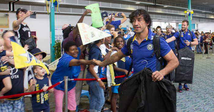 Johnathon Thurston had just enough time to change into his flying gear before the flight took off