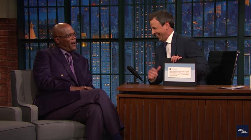 Samuel L Jackson cracks a joke about Donald Trump cheating in golf while on the Seth Meyers show. This "harmless" joke has resulted in Donald Trump proposing the most racist Republican policy since the Jim Crow laws.