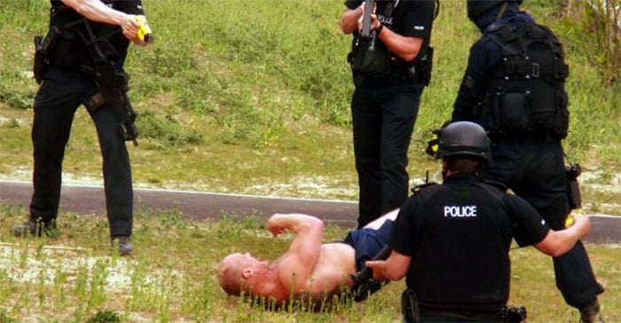A recent study has found that watching people get tasered his hilarious. PHOTO: Supplied. 