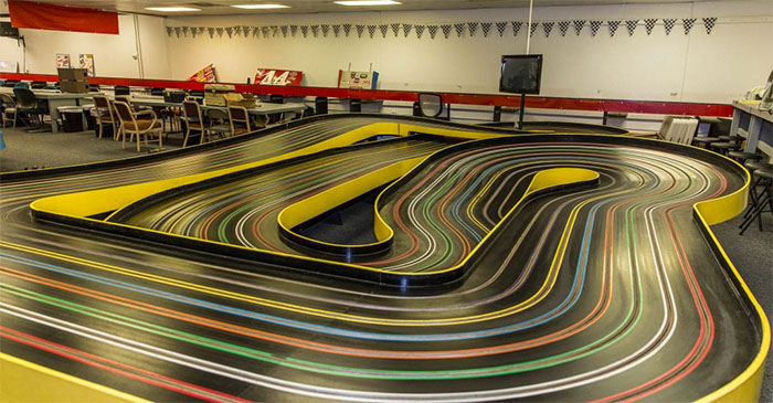 In 2009, Rhaine received a nine-month ban from the Goodna Slot Car Saloon for threatening to 'slit the throat' of a fellow racer. PHOTO: Supplied.